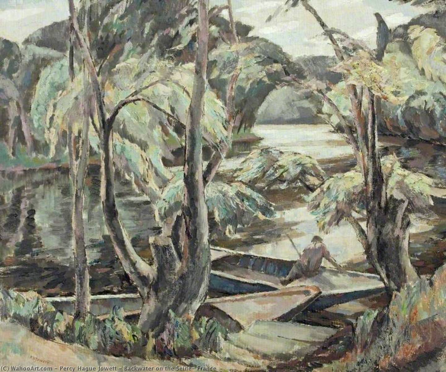 Backwater On The Seine, France — Percy Hague Jowett