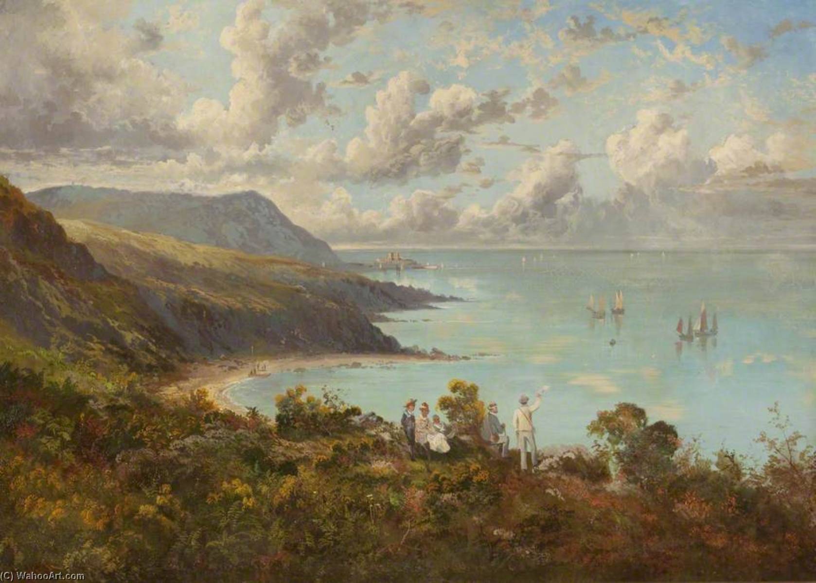 View Towards Peel — Franz Höpfner