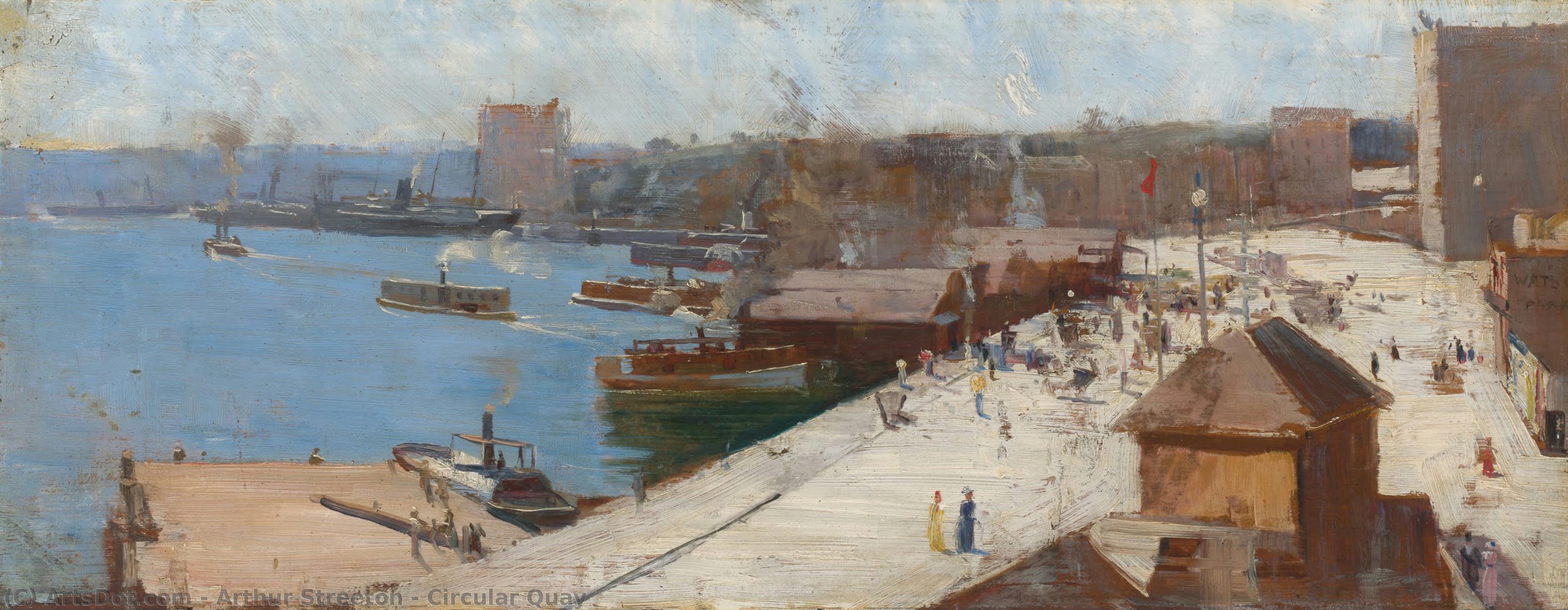 Circular Quay — Arthur Streeton
