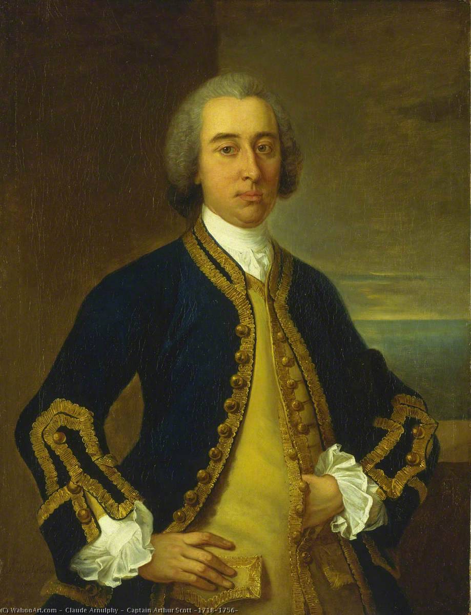 Captain Arthur Scott (1718–1756) — Claude Arnulphy