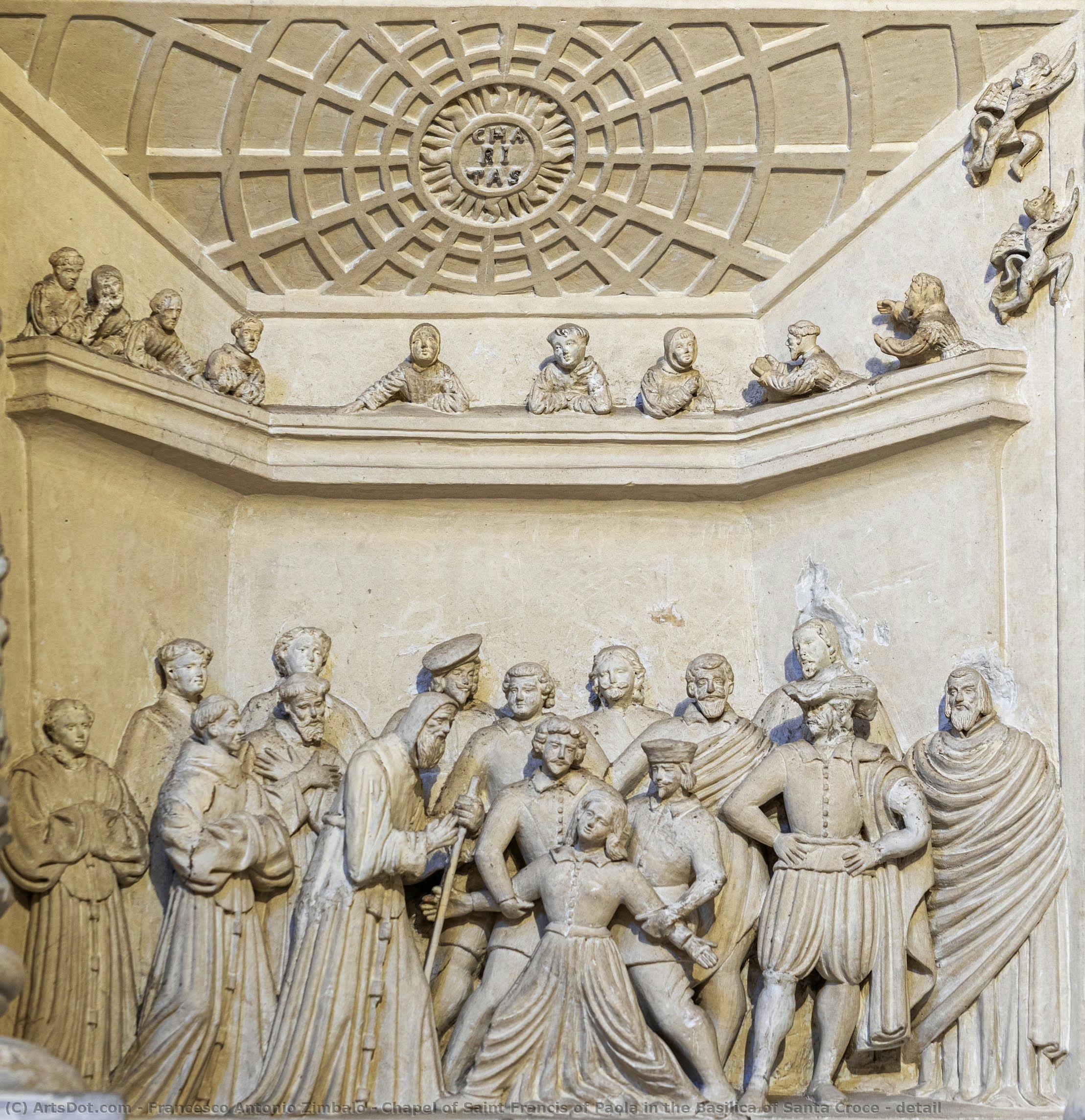 Chapel Of Saint Francis Of Paola In The Basilica Of Santa Croce - Detail — Francesco Antonio Zimbalo