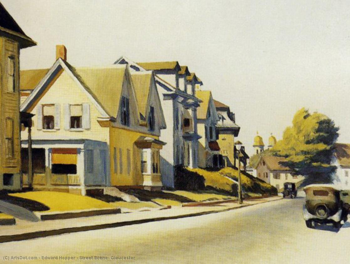 Street Scene, Gloucester — エドワード・ホッパー