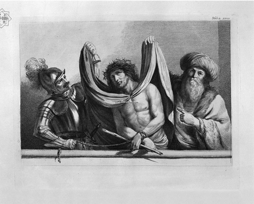Christ Presented To The People By Pilate, And A Soldier, By Guercino — Giovanni Battista Piranesi