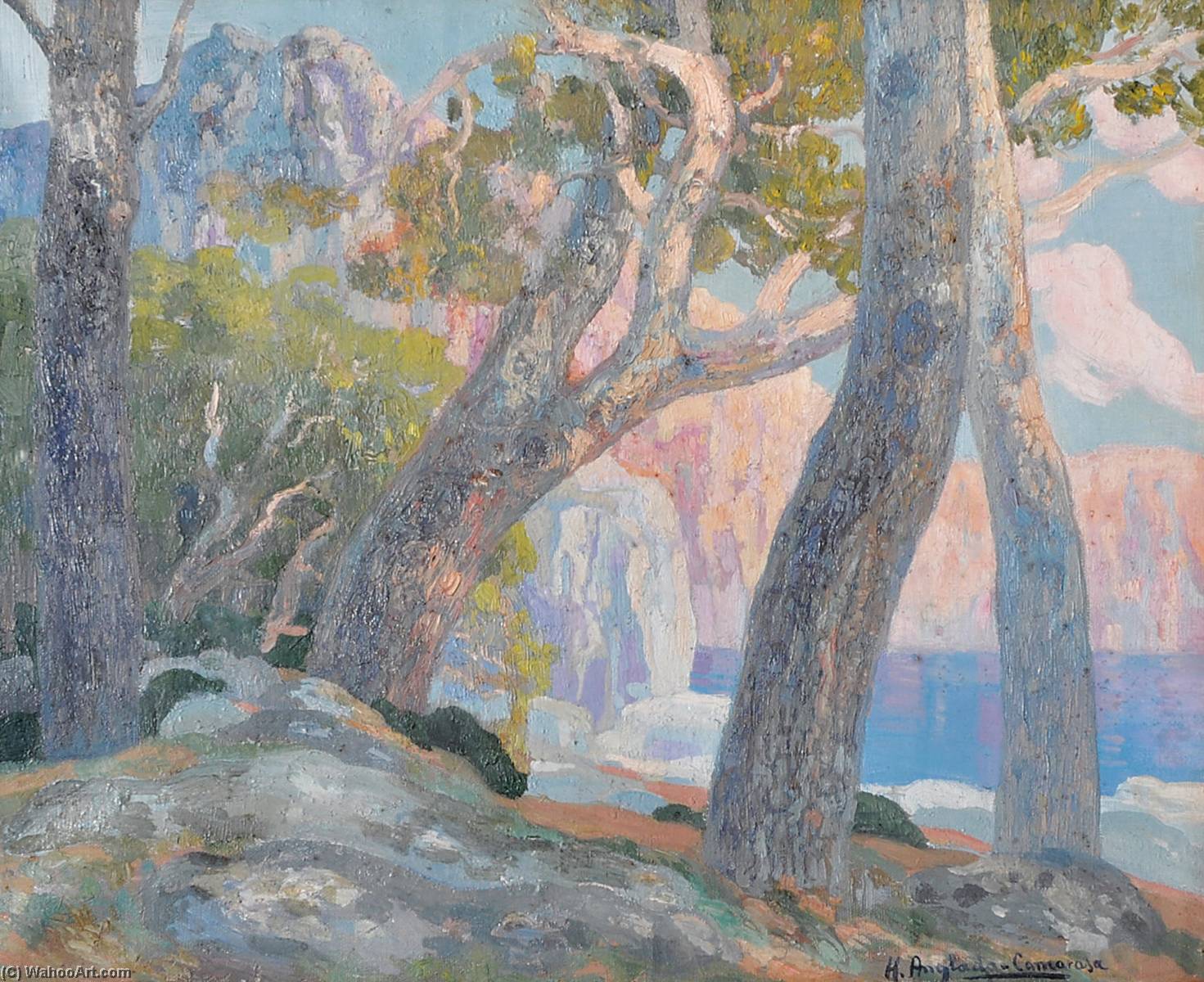 Arboles En Mallorca (trees In Mallorca) — Hermenegildo Anglada Camarasa