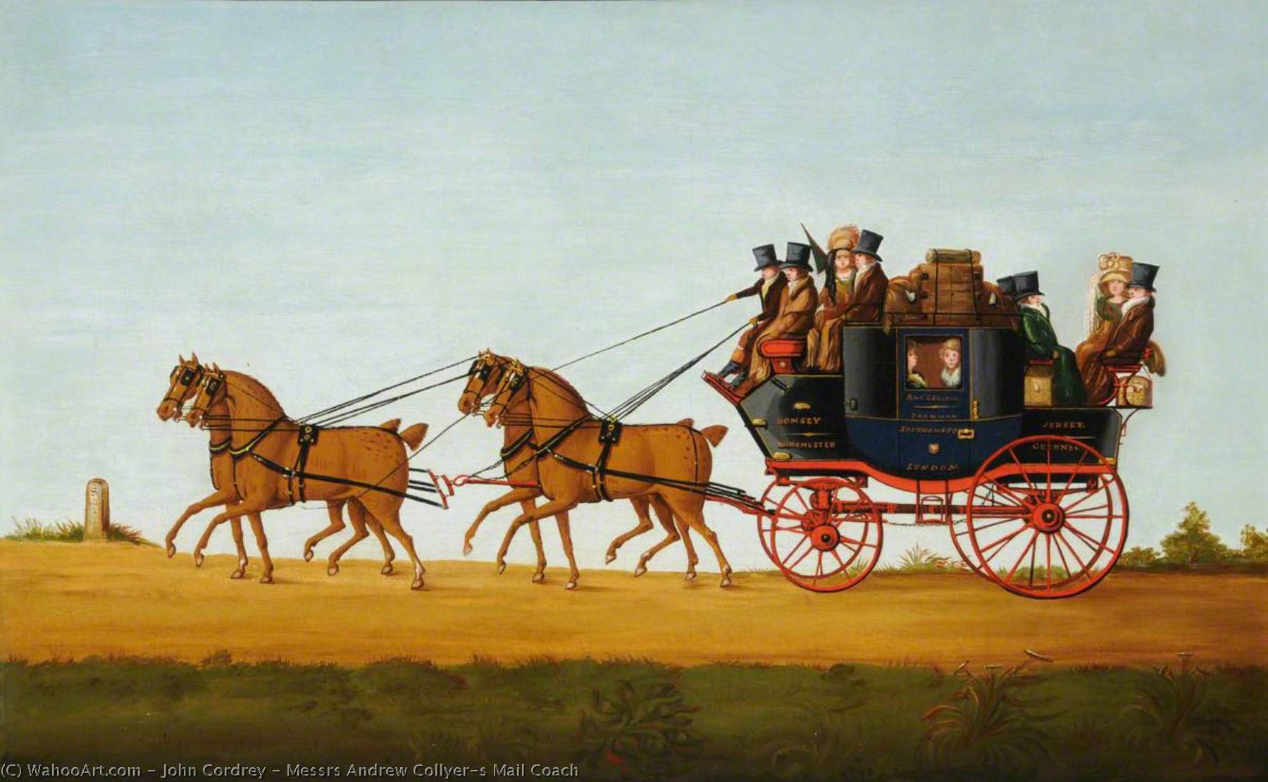 Messrs Andrew Collyer's Mail Coach — John Cordrey