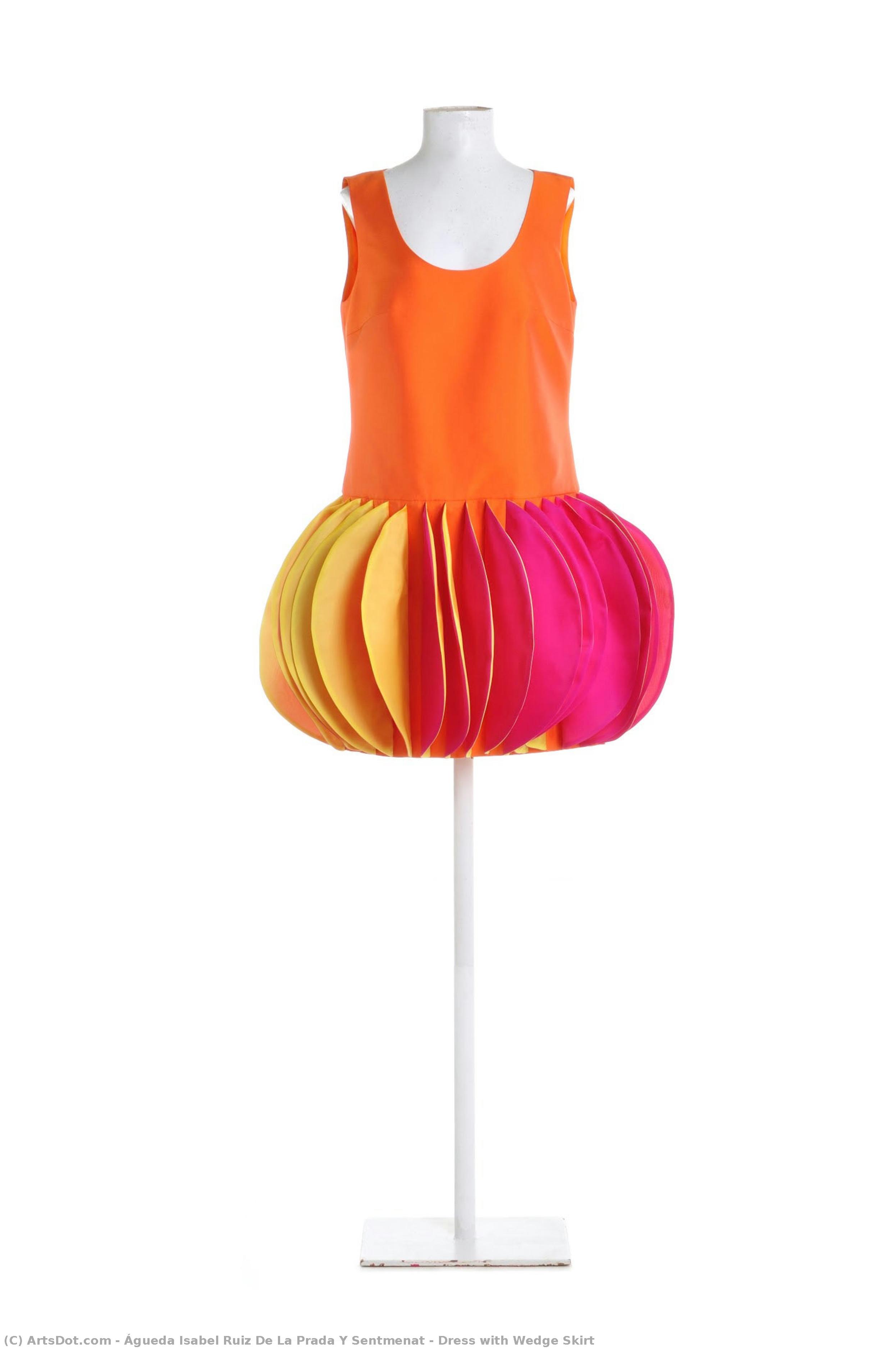 Dress With Wedge Skirt — Águeda Isabel Ruiz De La Prada Y Sentmenat