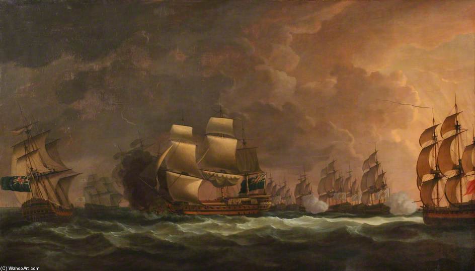 The Moonlight Battle - The Battle Off Cape St Vincent — Dominic Serres