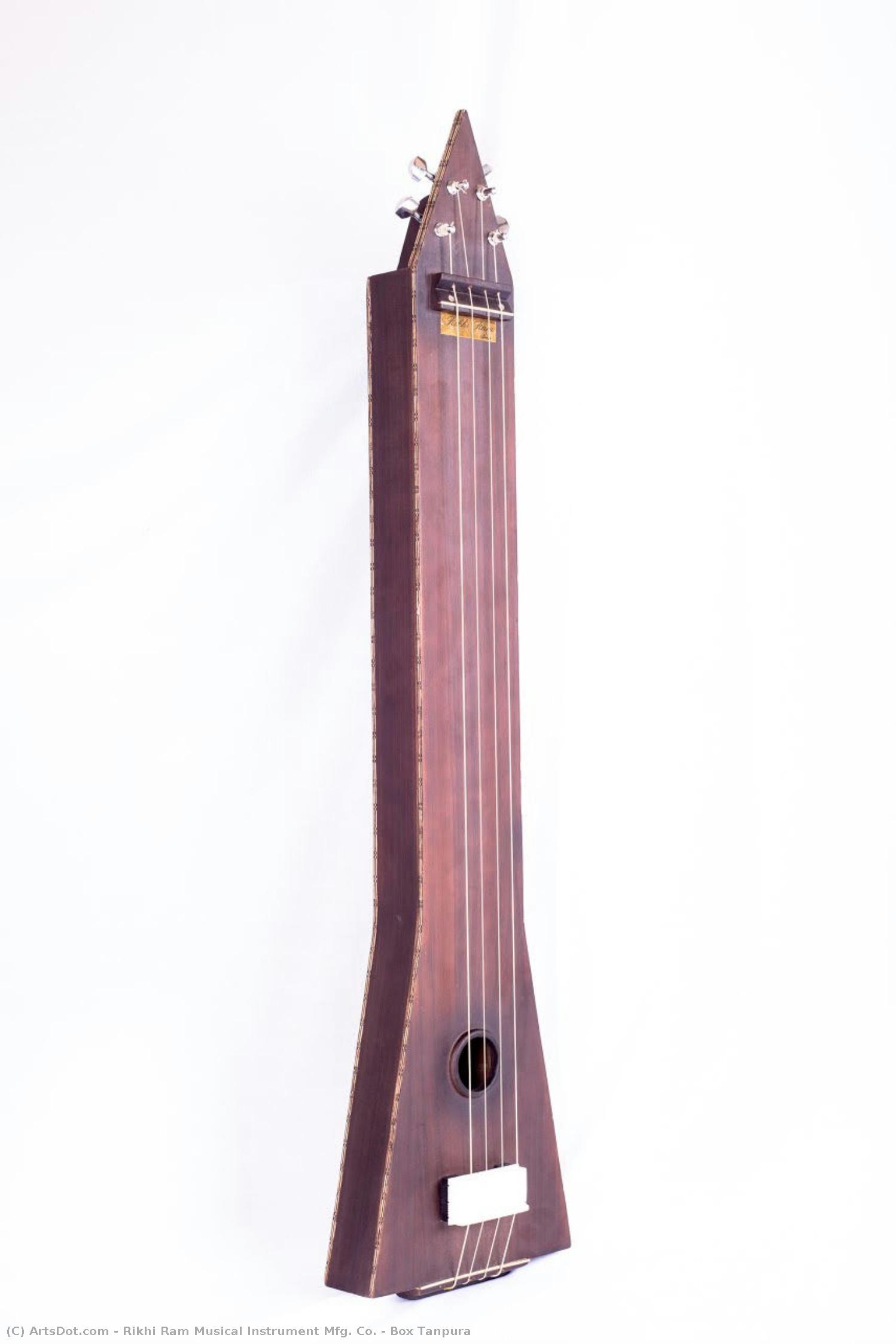 Box Tanpura — Rikhi Ram Musical Instrument Mfg. Co.
