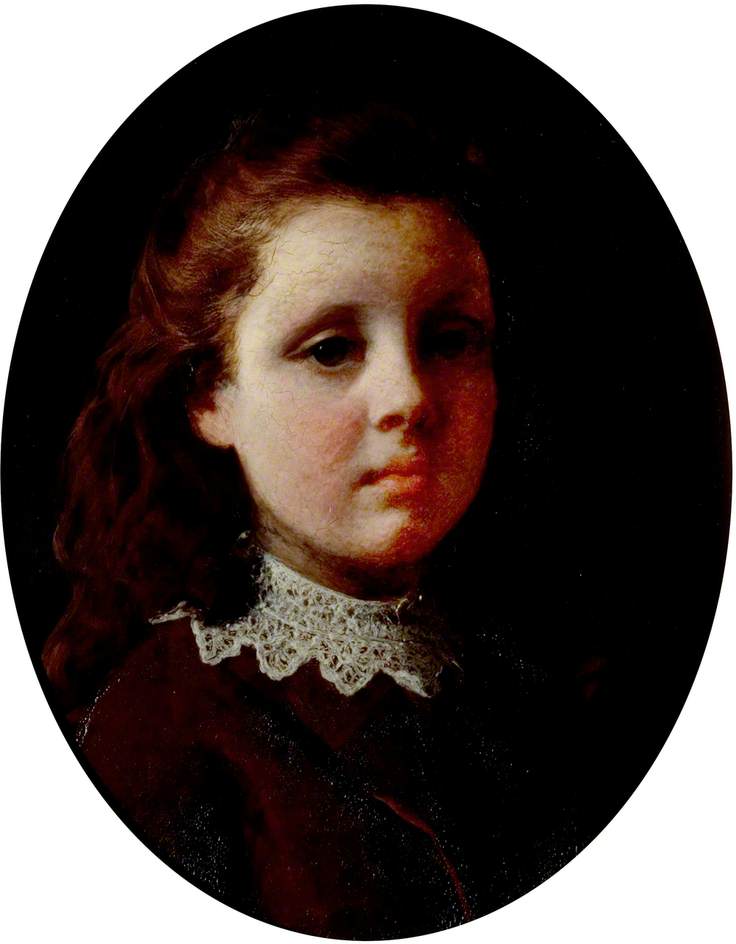 Portrait Of The Artist's Daughter — Alfred Corbould