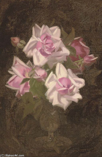 Pink Roses In A Vase — James Stuart Park