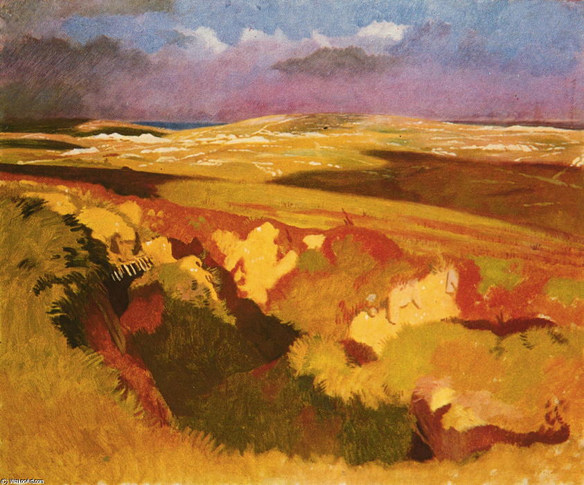 A View From The Old British Trenches — Sir William Newenham Montague Orpen
