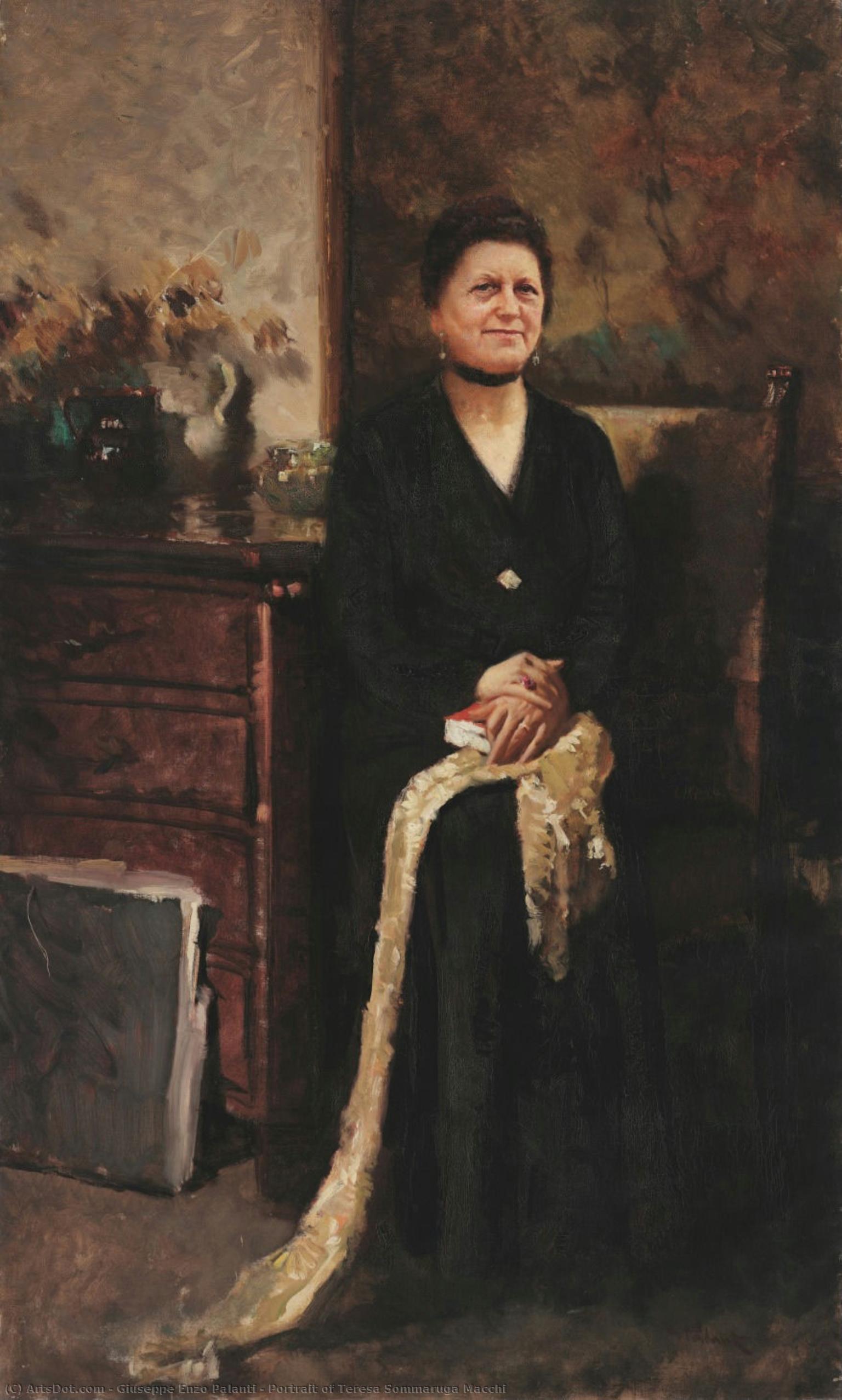 Portrait Of Teresa Sommaruga Macchi — Giuseppe Enzo Palanti