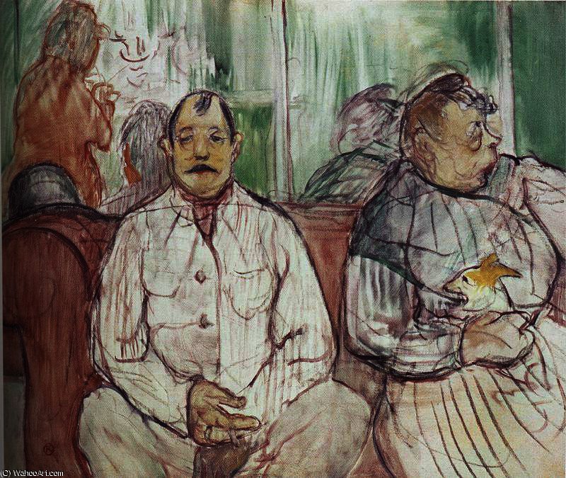 She And The Dog — Henri De Toulouse-lautrec