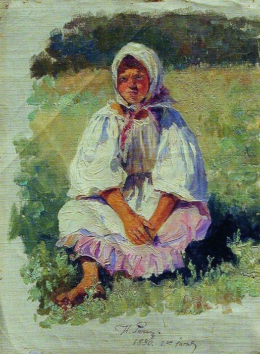 Peasant Girl — Ilya Yefimovich Repin