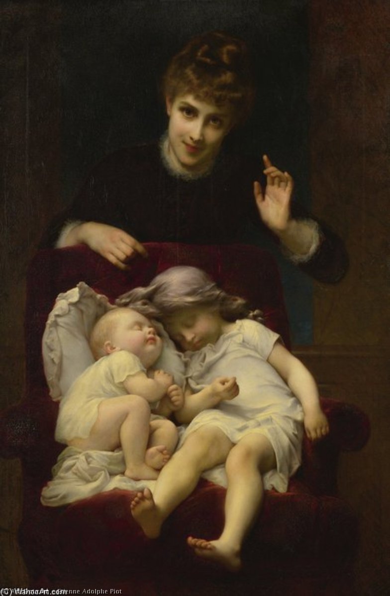 Motherhood — Etienne Adolphe Piot