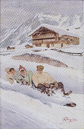The Four-man Toboggan — Carlo Pellegrini