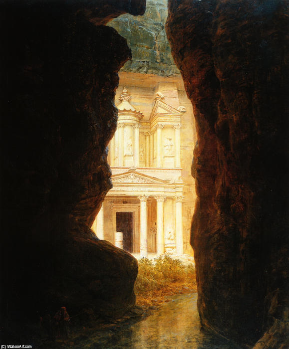 El Khasne, Petra — Frederic Edwin Church