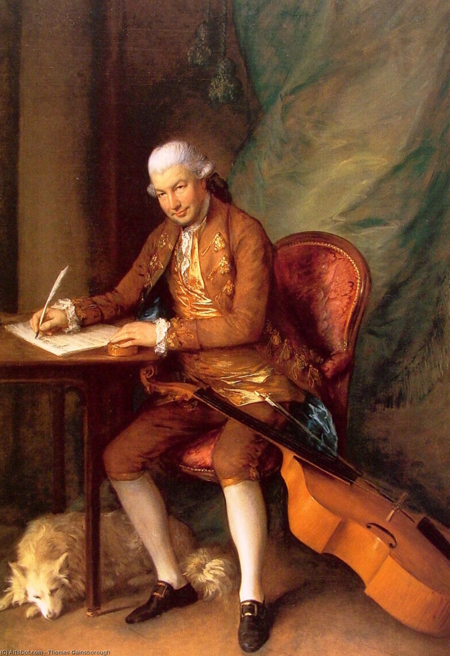 Carl Friedrich Abel — トーマス・ゲインズバラ