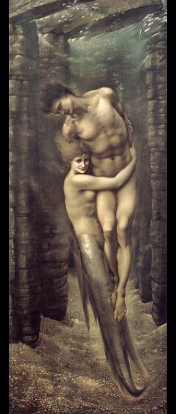 The Depths Of The Sea — Edward Coley Burne-jones