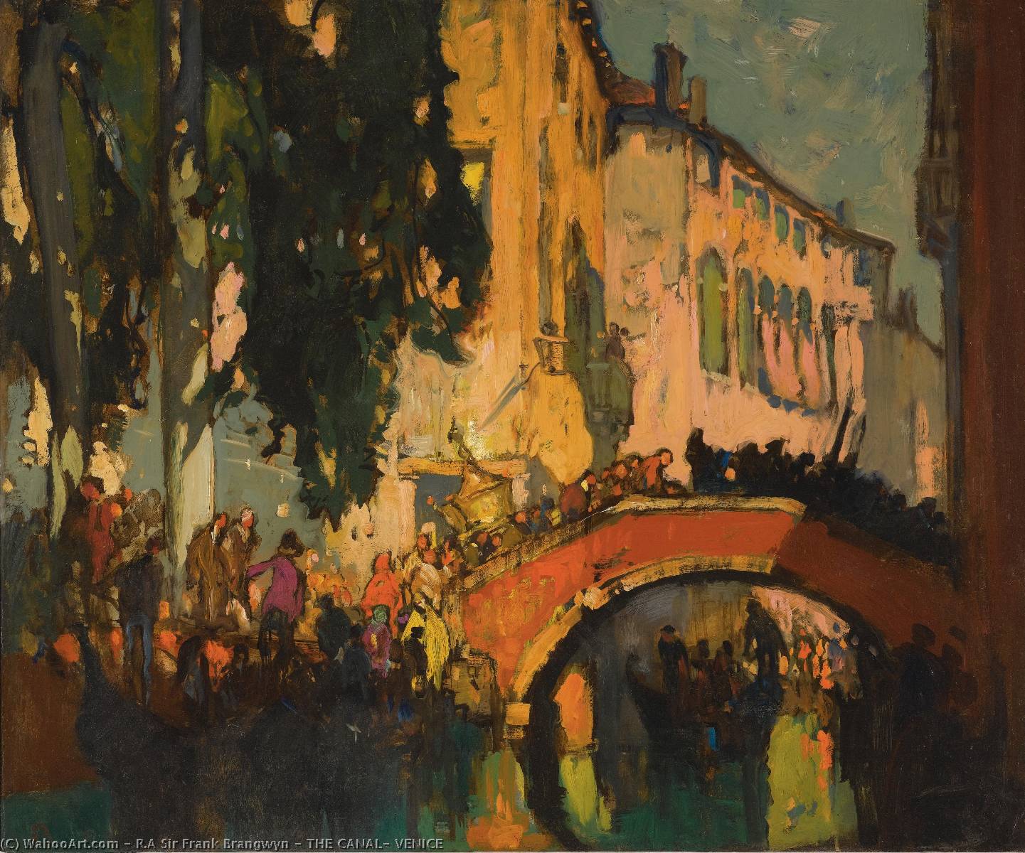 The Canal, Venice — Frank Brangwyn