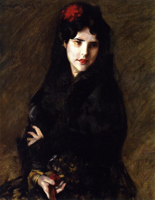 Portrait Of Mrs. C (also Known As The Artist's Wife) — William Merritt Chase