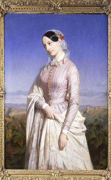 Portrait De Femme — Edouard Louis Dubufe