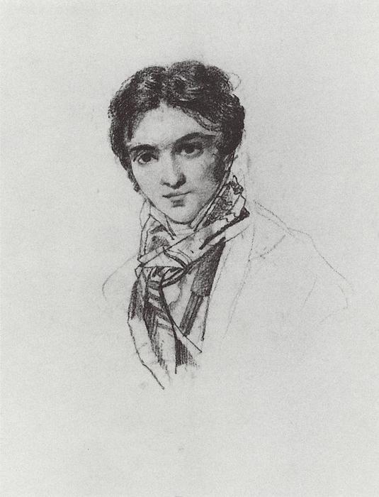 Portrait Of F.a. Bruni — Karl Pavlovich Bryullov