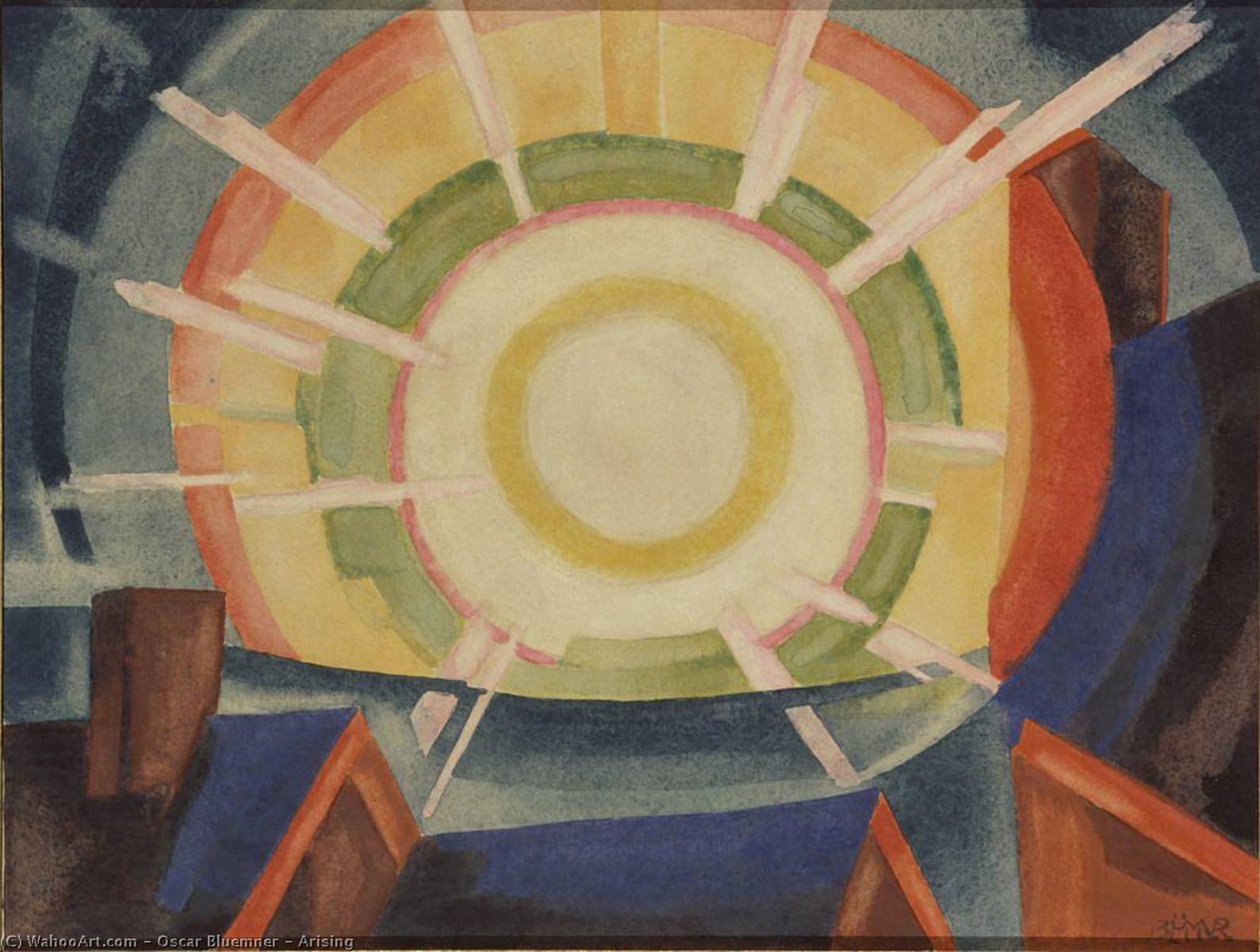 Arising — Oscar Bluemner