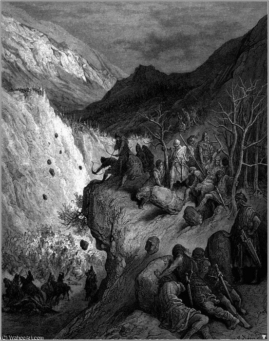 Crusades Surprised By Turks — Paul Gustave Doré