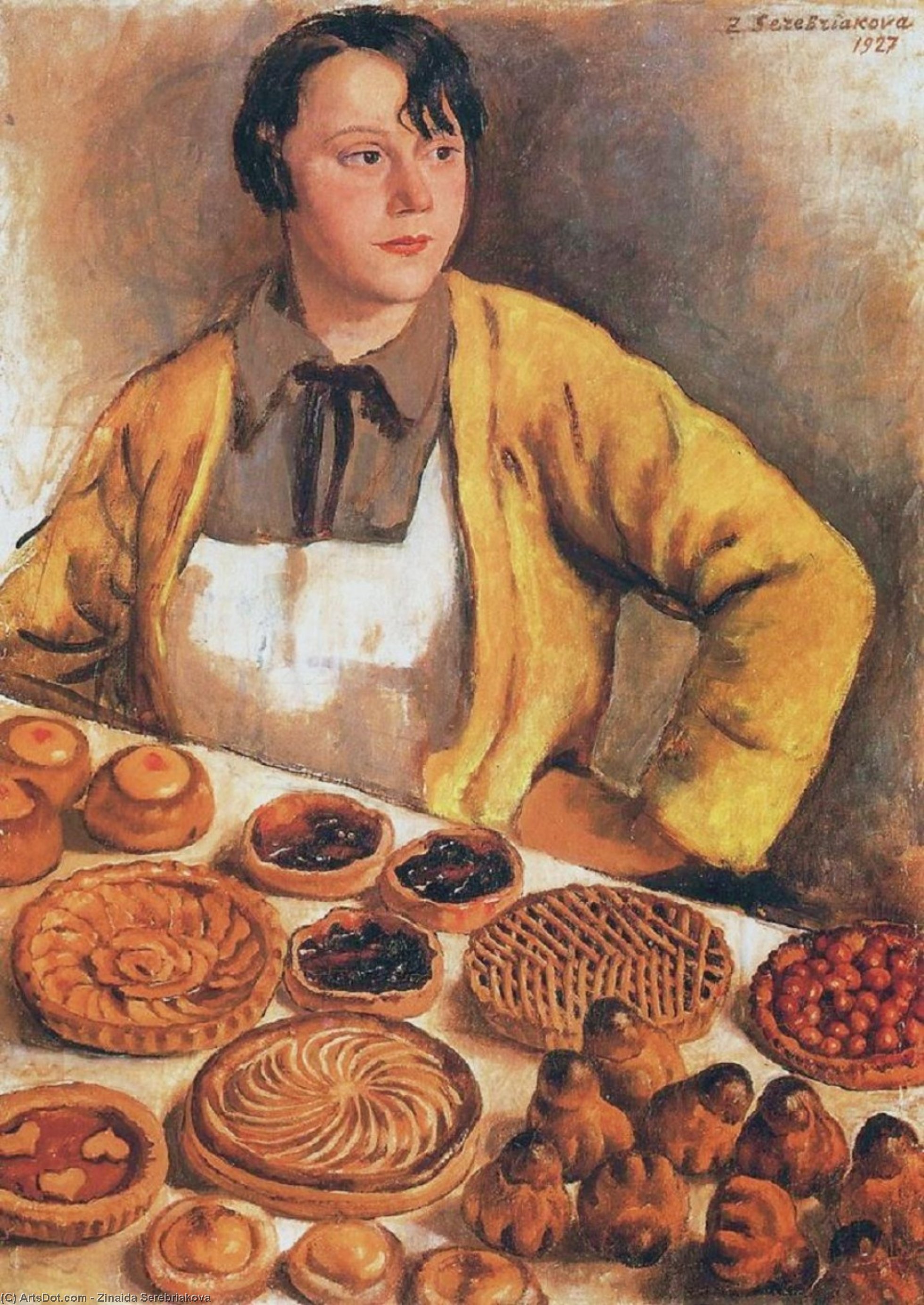 The Breadseller From Rue Lepic — Zinaida Serebriakova