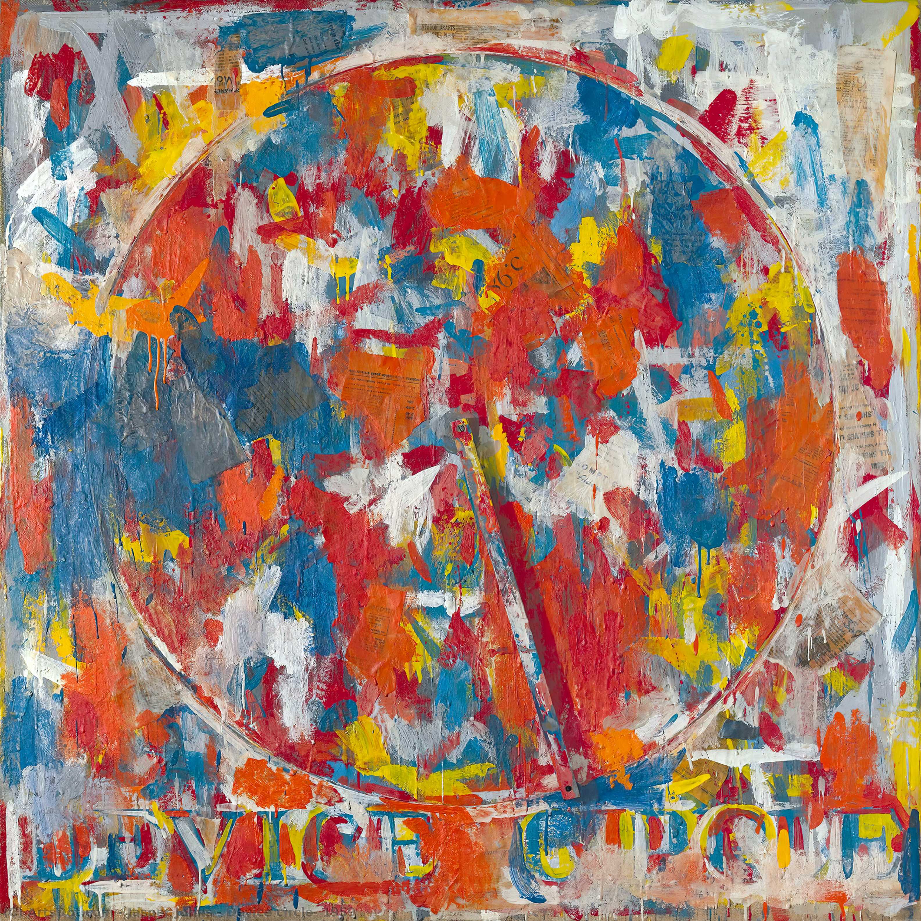 Device Circle, 1959 — ジャスパー・ジョーンズ