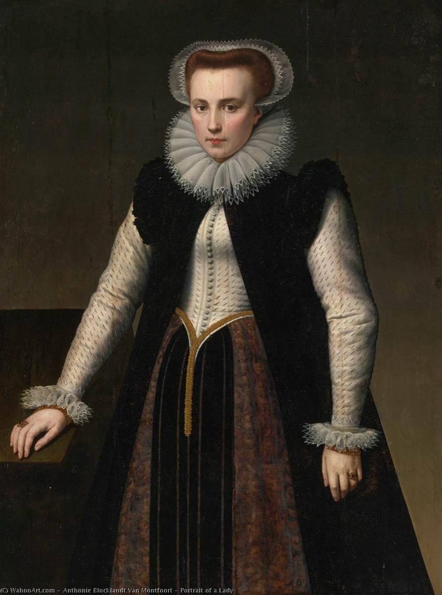 Portrait Of A Lady — Anthonie Blocklandt Van Montfoort