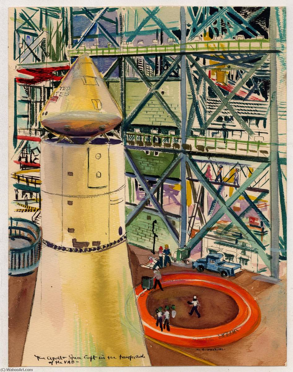 The Apollo Spacecraft In Transfer Aisle Of The Vehicle Assembly Building — Chrystal Jackson