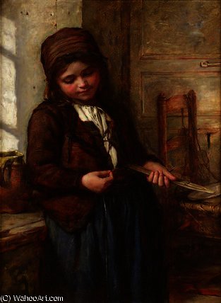 A Boulogne Fish Girl — Francis Montague Holl