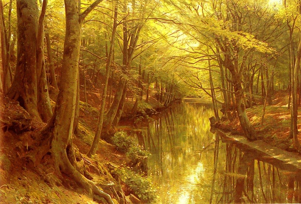 A Woodland Stream — Педер Морк Монстед