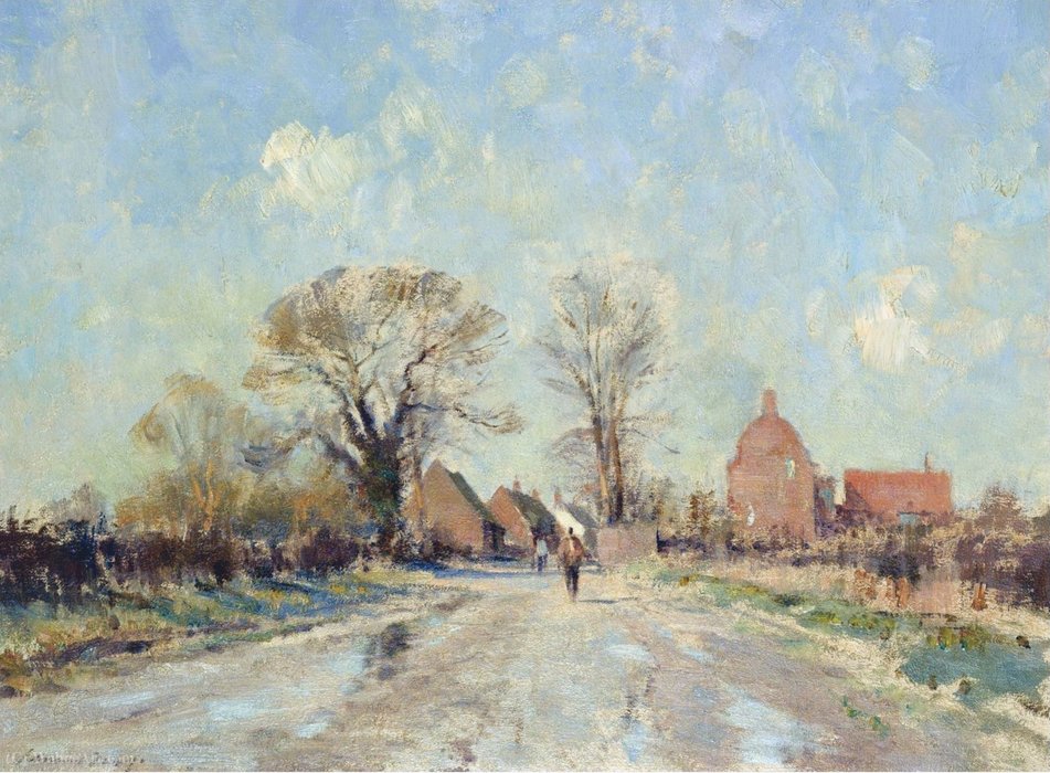 February Sunshine, Ludham — Edward Seago