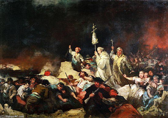 The Siege Of Saragossa — Eugenio Lucas Y Padilla (eugenio Lucas Velázquez)