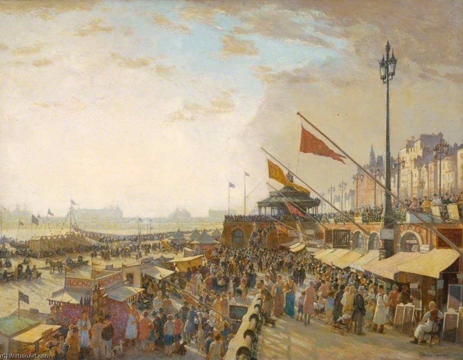 Bank Holiday, Brighton — Charles Ernest Cundall