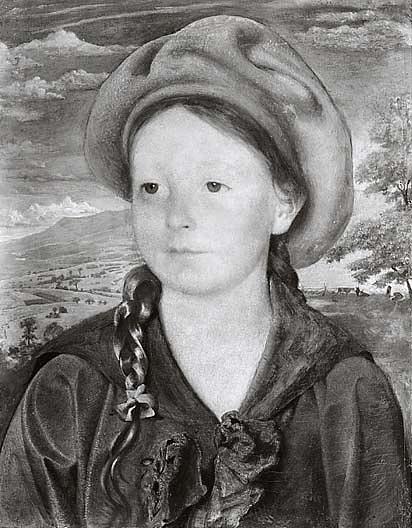 Portrait Of A Young Girl, (painting) — George De Forest Brush