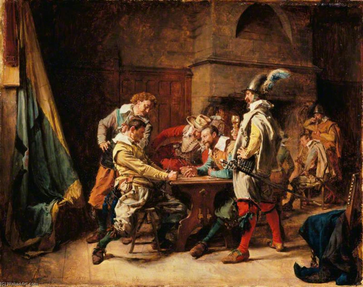 The Lost Game — Jean-louis Ernest Meissonier