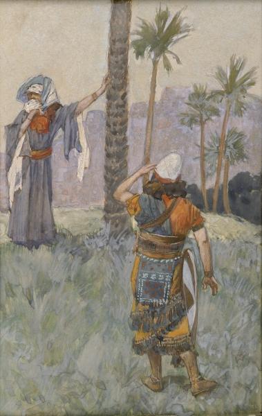 Deborah Beneath The Palm Tree — Jacques Joseph Tissot