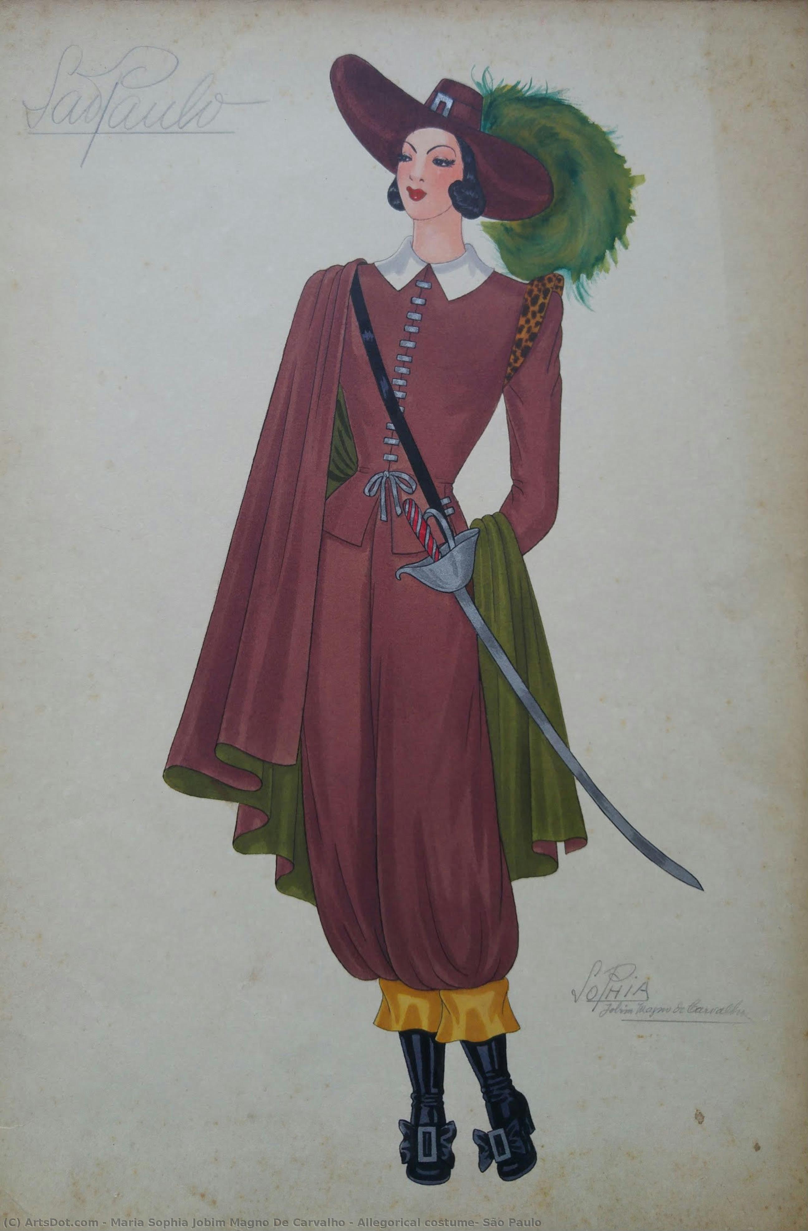 Allegorical Costume: São Paulo — Maria Sophia Jobim Magno De Carvalho