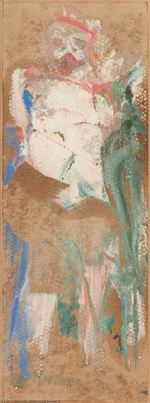 Brooding Woman — Виллем Де Кунинг
