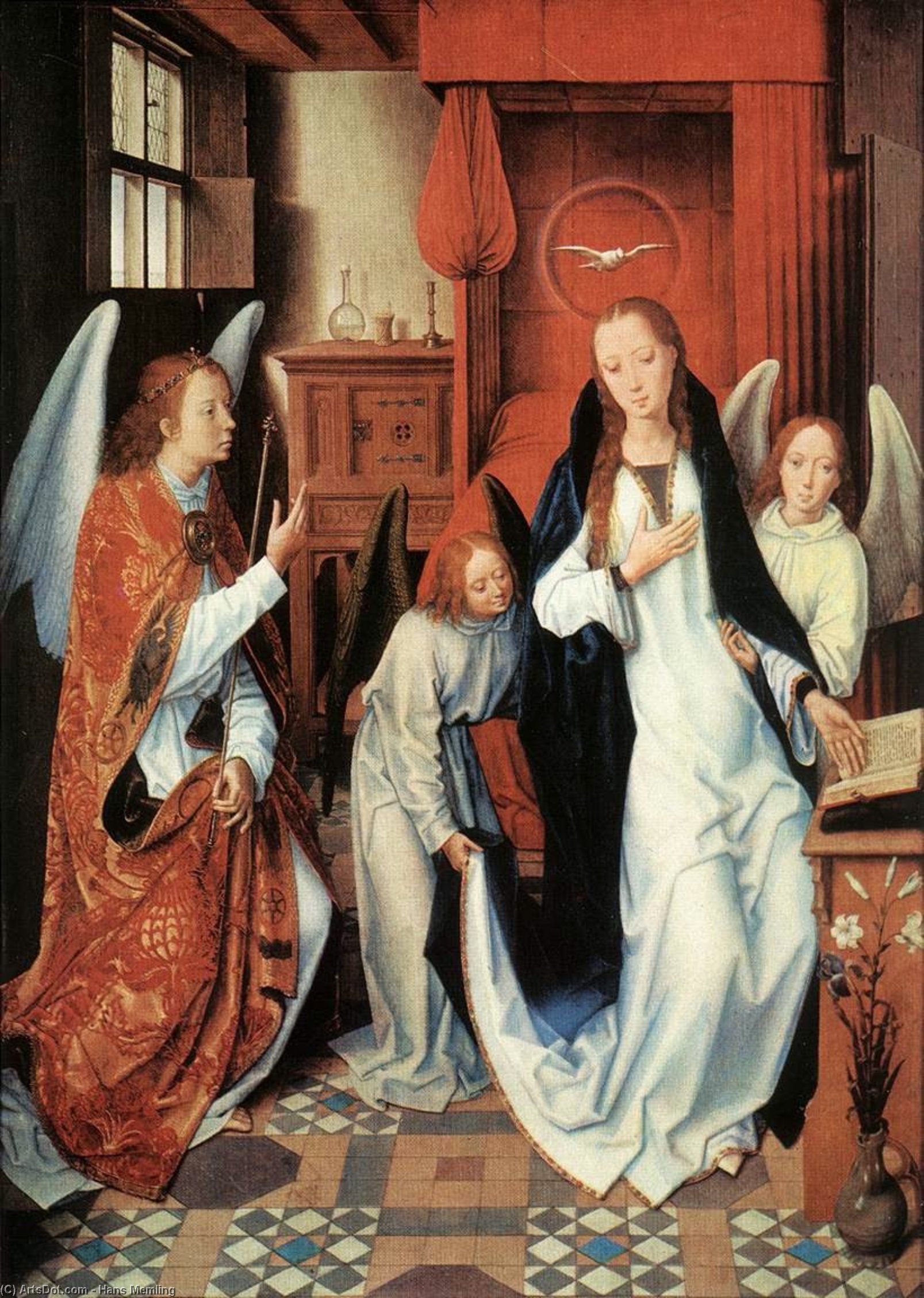 The Annunciation — Ханс Мемлинг