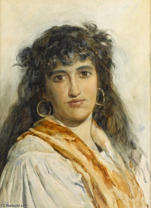 Study Of An Egyptian Girl — Frederick Goodall