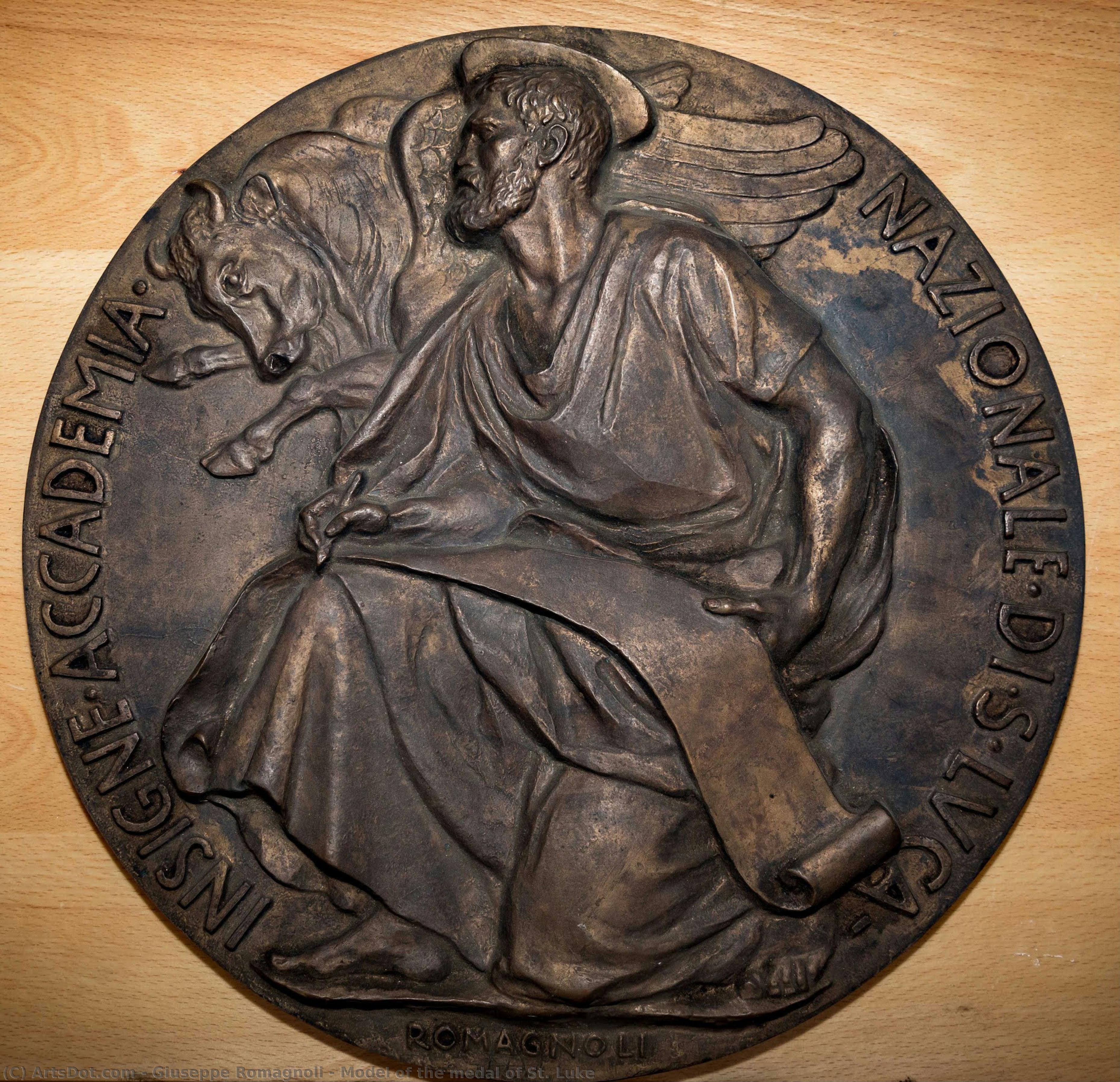 Model Of The Medal Of St. Luke — Giuseppe Romagnoli