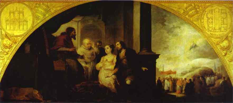The Patrician Juan And His Wife Reveal His Dream To Pope Liberius — Бартоломе Естебан Муриљо