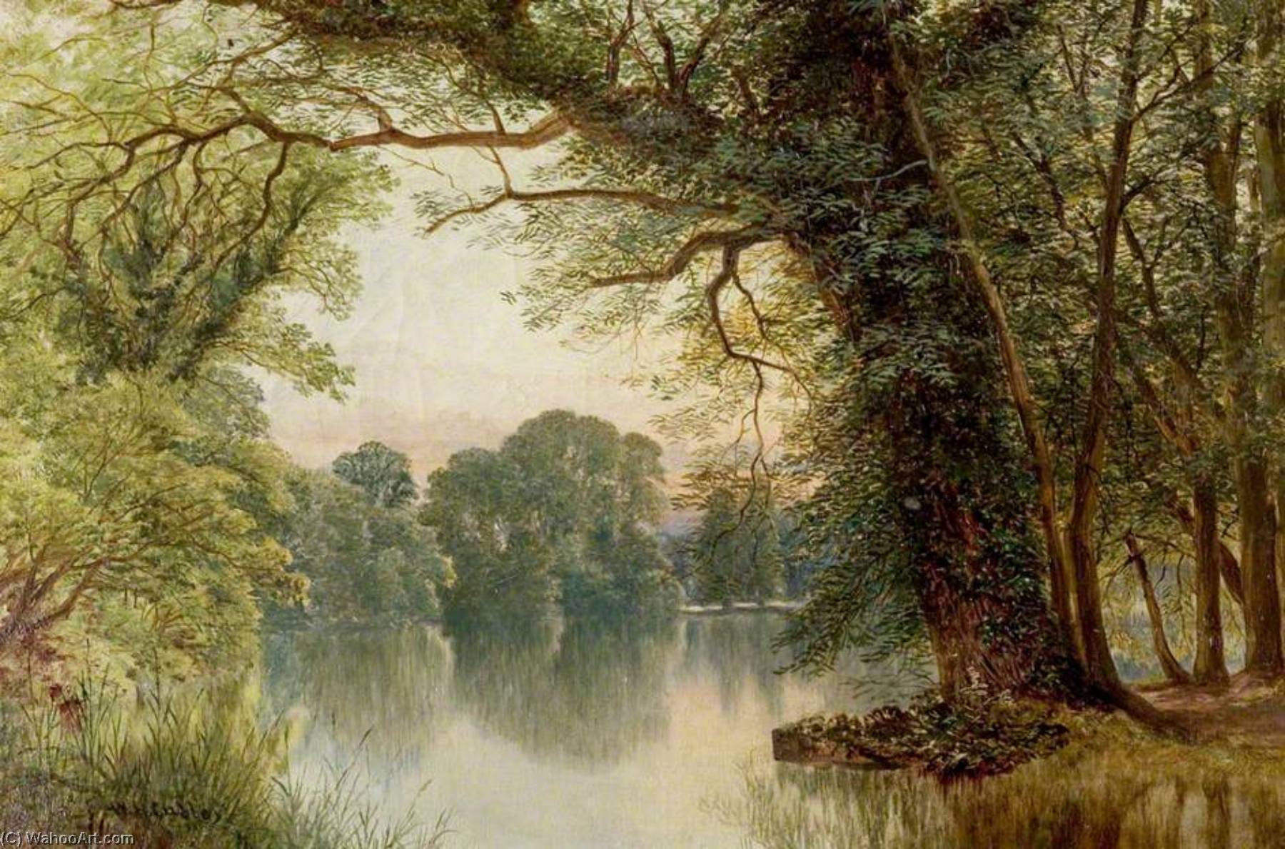 The Lake, Highfields, Nottingham — Vilijam Harold Kibli