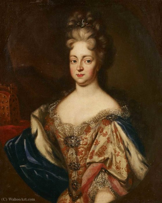 Portrait Of Elisabeth Christine Of Brunswick-wolfenbüttel — Martin Van Meytens