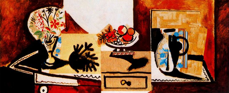 Naturaleza Muerta Sobre Una Cómoda — Pablo Picasso